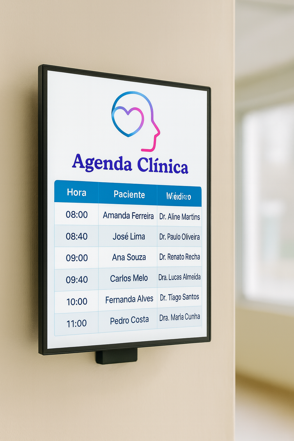 Lista de agendamentos para pacientes